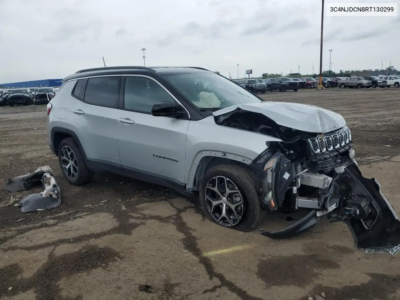 2024 Jeep Compass Limited VIN: 3C4NJDCN8RT130299 Lot: 62995625