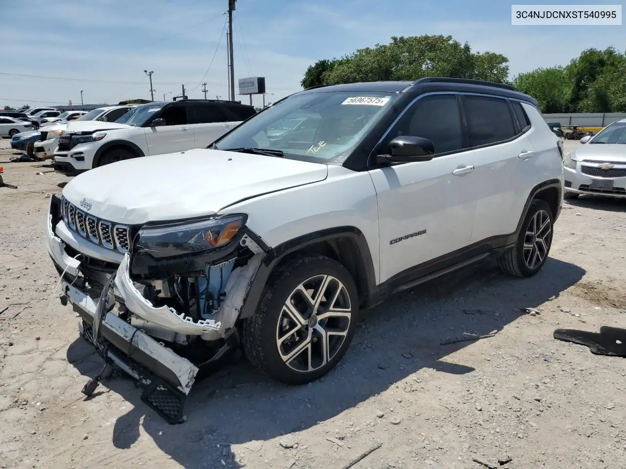 2025 Jeep Compass Limited VIN: 3C4NJDCNXST540995 Lot: 56967575