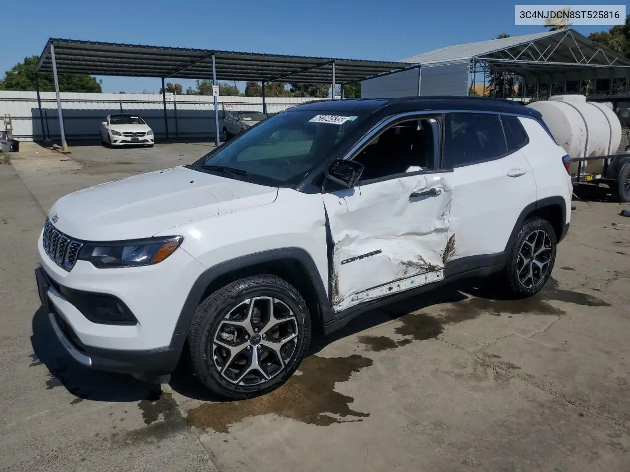 2025 Jeep Compass Limited VIN: 3C4NJDCN8ST525816 Lot: 62394535