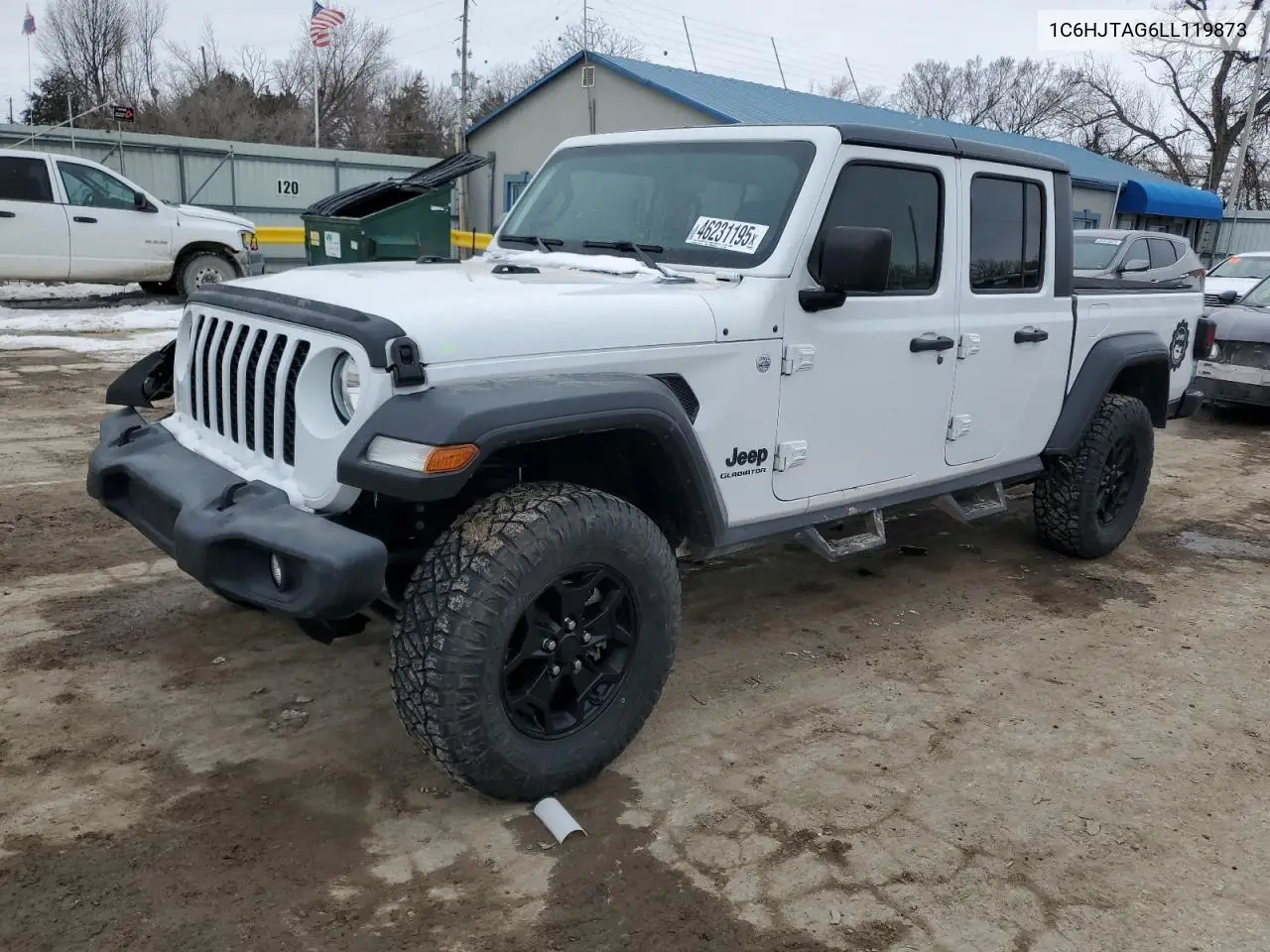 2020 Jeep Gladiator Sport VIN: 1C6HJTAG6LL119873 Lot: 46231195