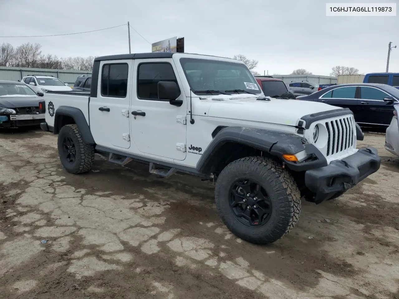 2020 Jeep Gladiator Sport VIN: 1C6HJTAG6LL119873 Lot: 46231195