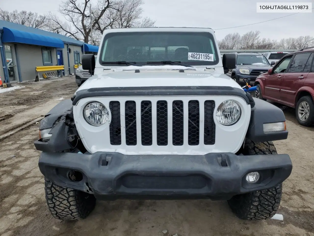 2020 Jeep Gladiator Sport VIN: 1C6HJTAG6LL119873 Lot: 46231195