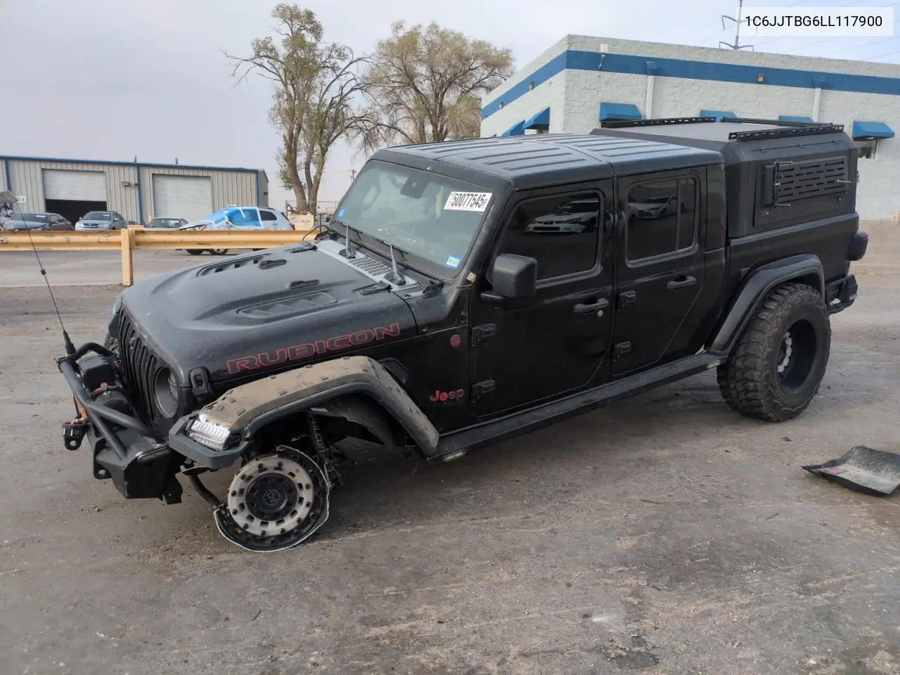 2020 Jeep Gladiator Rubicon VIN: 1C6JJTBG6LL117900 Lot: 50077545