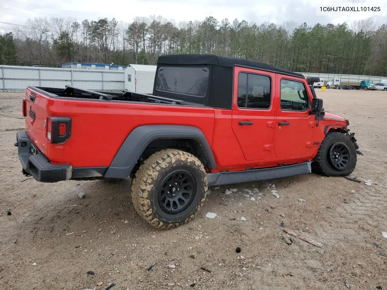 2020 Jeep Gladiator Sport VIN: 1C6HJTAGXLL101425 Lot: 50510565