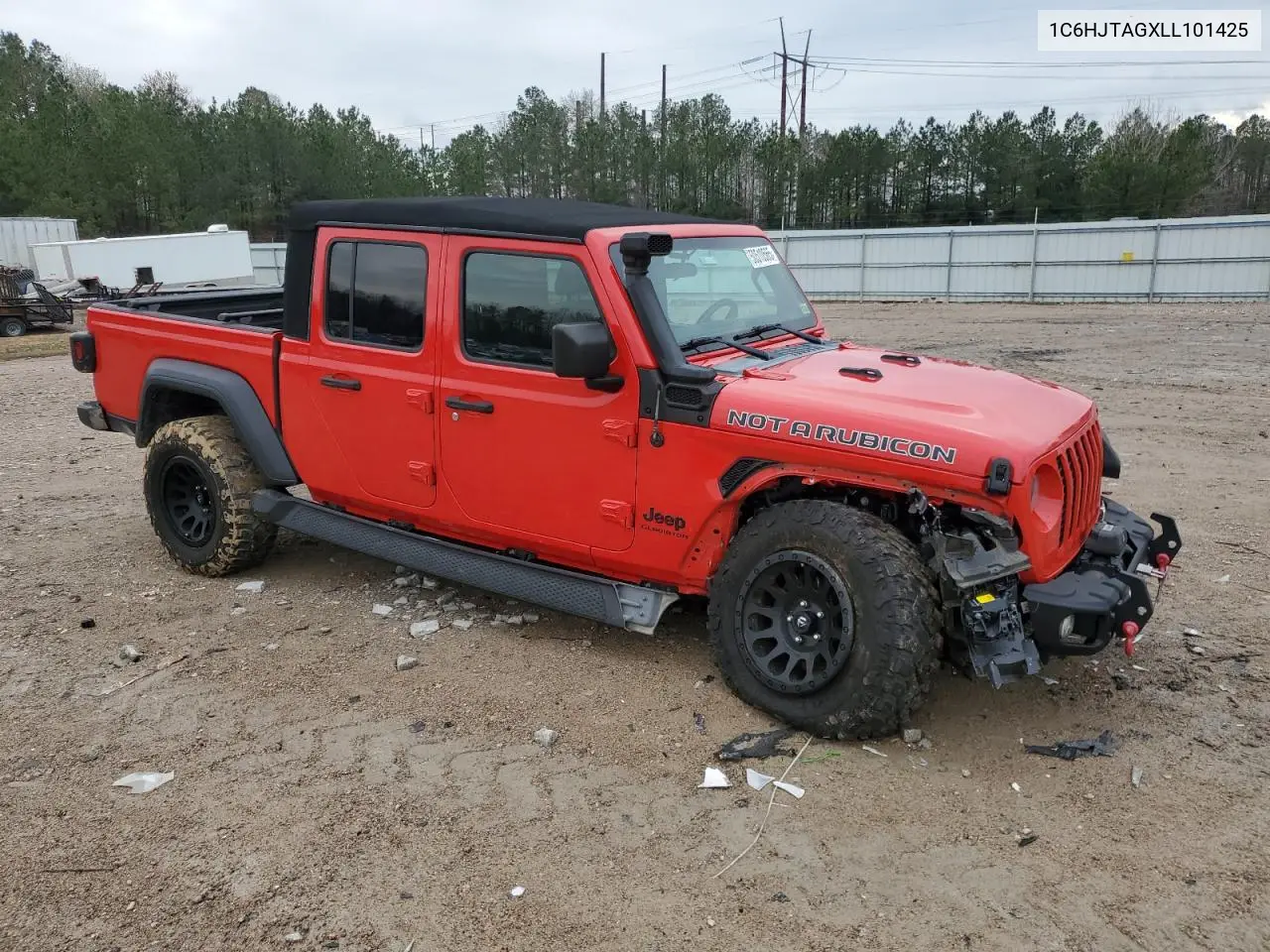2020 Jeep Gladiator Sport VIN: 1C6HJTAGXLL101425 Lot: 50510565