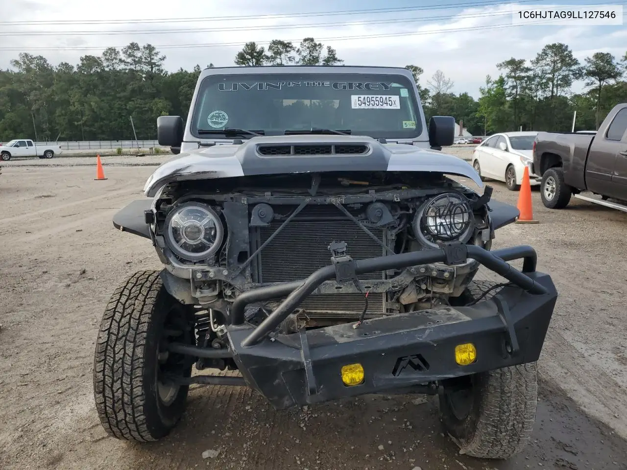 2020 Jeep Gladiator Sport VIN: 1C6HJTAG9LL127546 Lot: 54955945