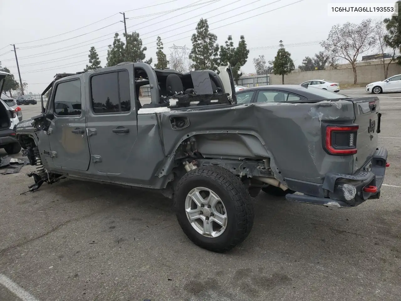 2020 Jeep Gladiator Sport VIN: 1C6HJTAG6LL193553 Lot: 55638915