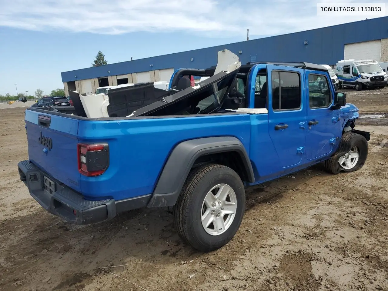 2020 Jeep Gladiator Sport VIN: 1C6HJTAG5LL153853 Lot: 56023925