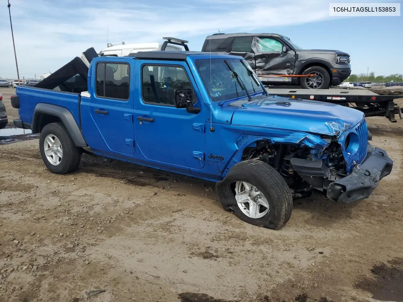 2020 Jeep Gladiator Sport VIN: 1C6HJTAG5LL153853 Lot: 56023925