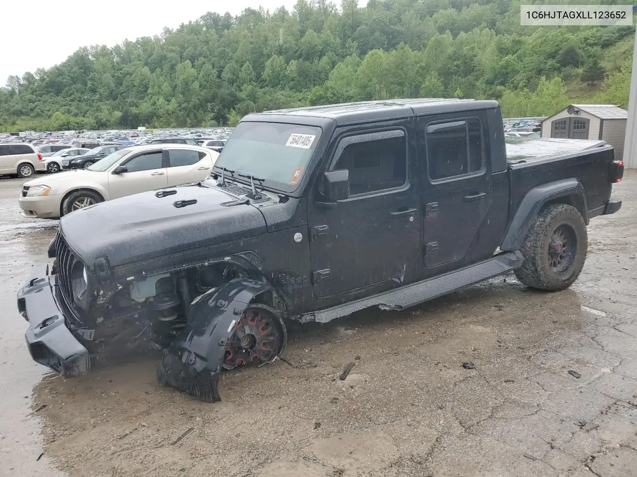 2020 Jeep Gladiator Sport VIN: 1C6HJTAGXLL123652 Lot: 56401405