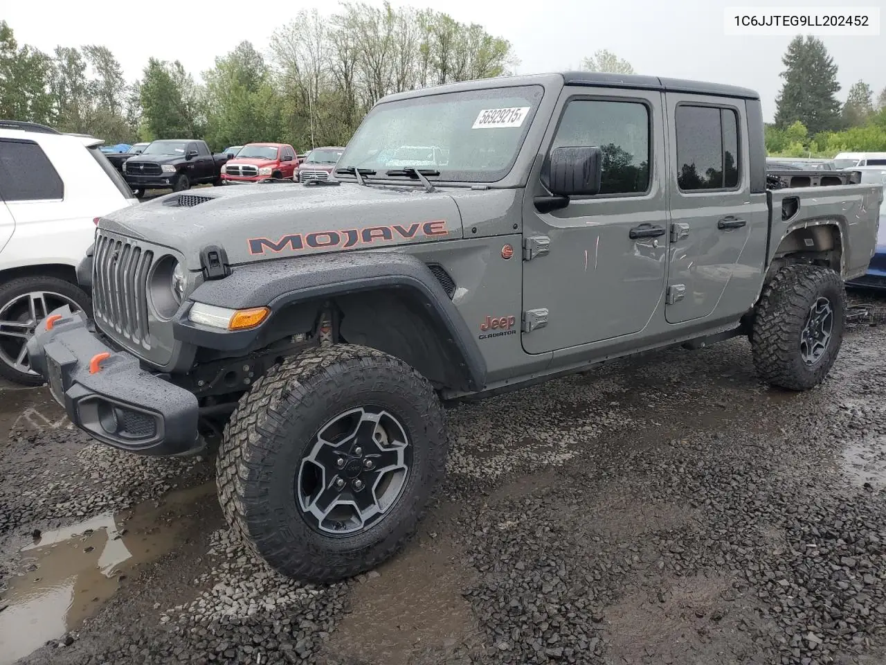 2020 Jeep Gladiator Mojave VIN: 1C6JJTEG9LL202452 Lot: 56929215