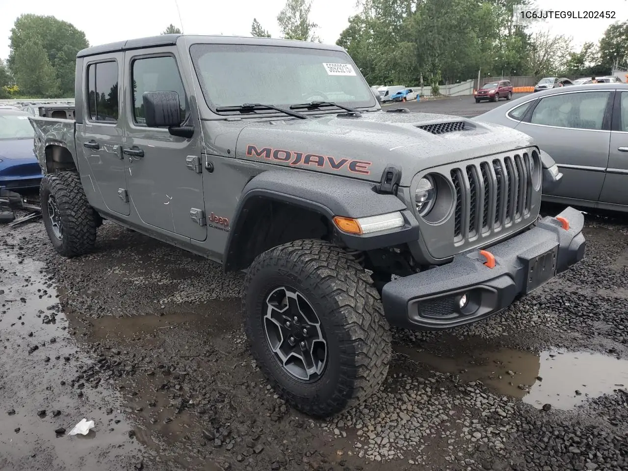 2020 Jeep Gladiator Mojave VIN: 1C6JJTEG9LL202452 Lot: 56929215