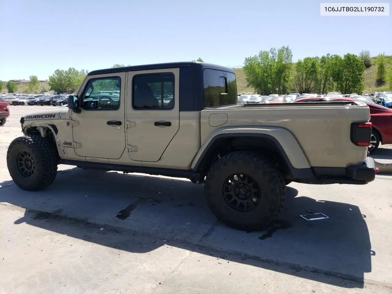 2020 Jeep Gladiator Rubicon VIN: 1C6JJTBG2LL190732 Lot: 57100115