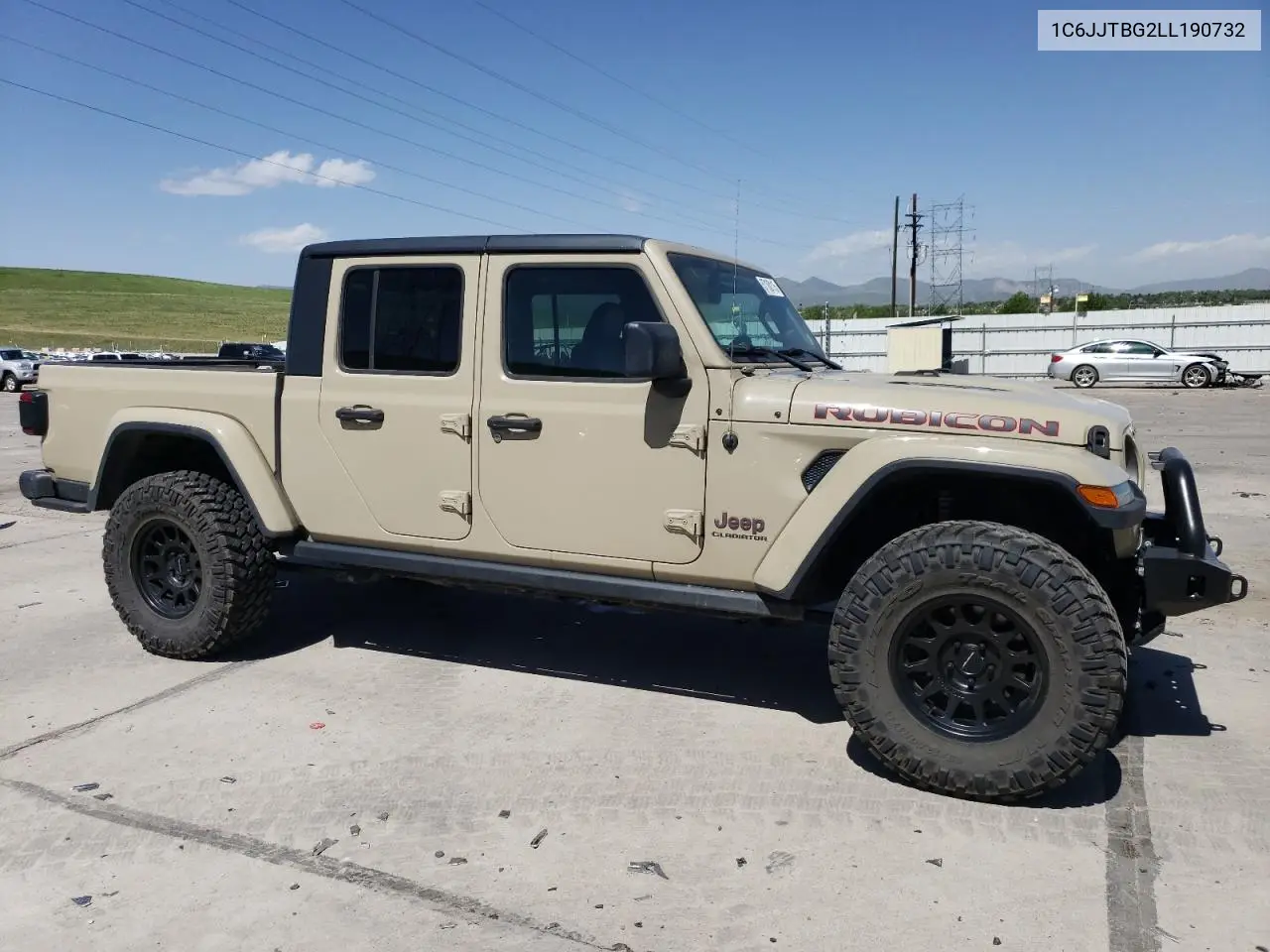 2020 Jeep Gladiator Rubicon VIN: 1C6JJTBG2LL190732 Lot: 57100115