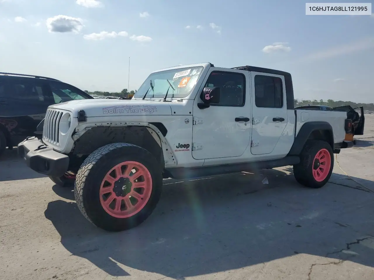2020 Jeep Gladiator Sport VIN: 1C6HJTAG8LL121995 Lot: 57208555