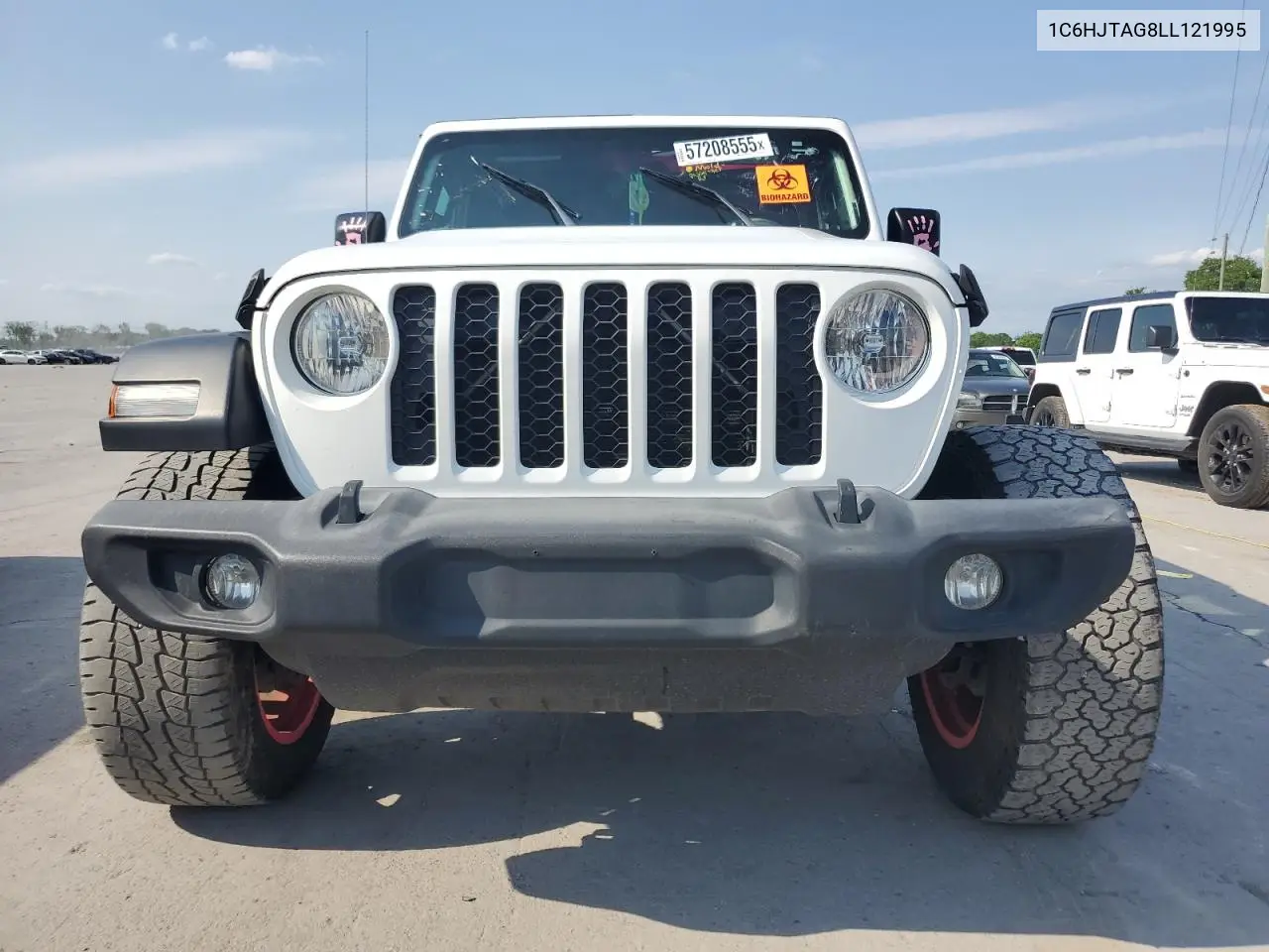 2020 Jeep Gladiator Sport VIN: 1C6HJTAG8LL121995 Lot: 57208555
