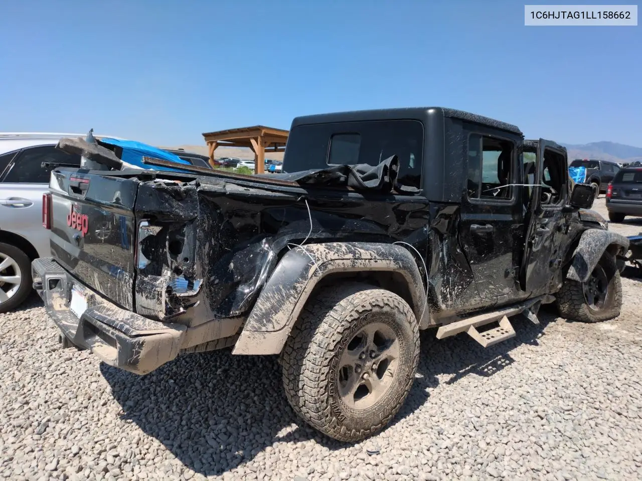 2020 Jeep Gladiator Sport VIN: 1C6HJTAG1LL158662 Lot: 60074745