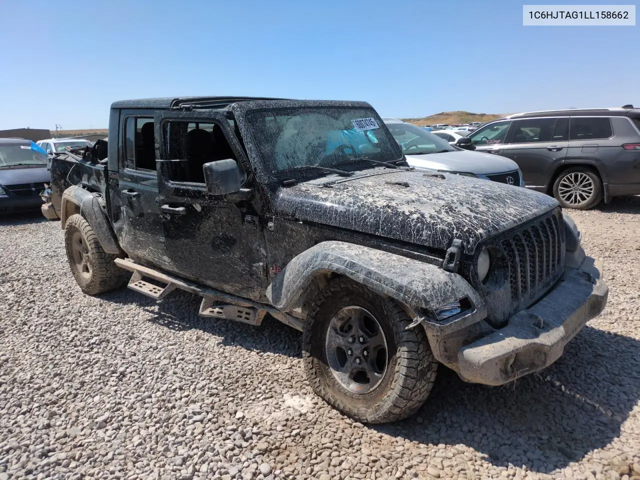 2020 Jeep Gladiator Sport VIN: 1C6HJTAG1LL158662 Lot: 60074745