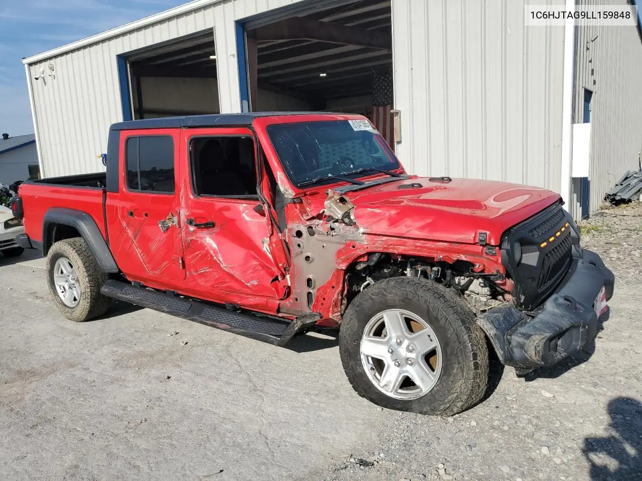 2020 Jeep Gladiator Sport VIN: 1C6HJTAG9LL159848 Lot: 61041365