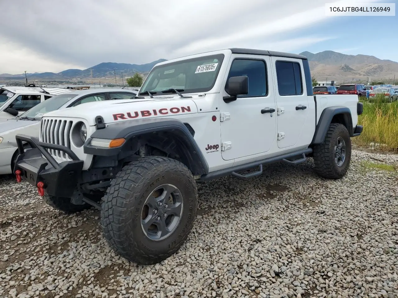 2020 Jeep Gladiator Rubicon VIN: 1C6JJTBG4LL126949 Lot: 61576835