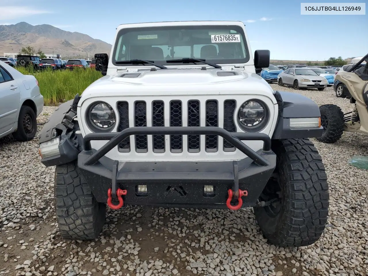 2020 Jeep Gladiator Rubicon VIN: 1C6JJTBG4LL126949 Lot: 61576835