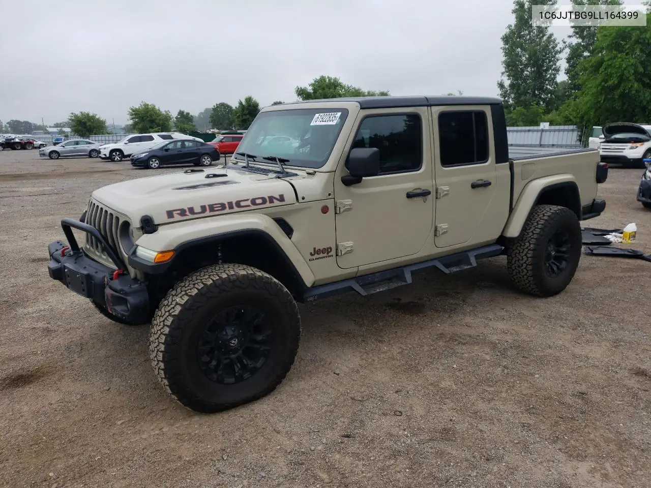 2020 Jeep Gladiator Rubicon VIN: 1C6JJTBG9LL164399 Lot: 61922835