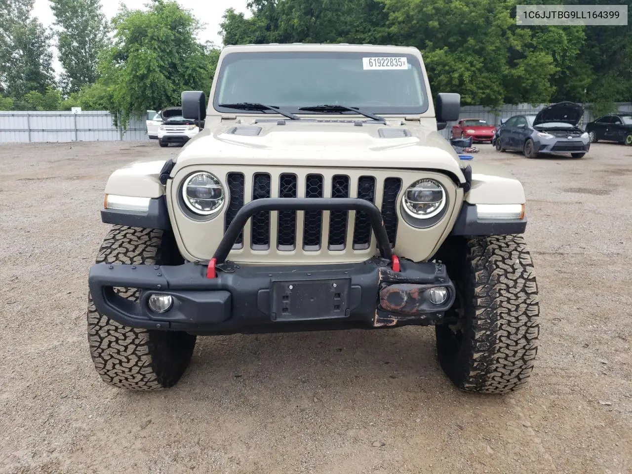 2020 Jeep Gladiator Rubicon VIN: 1C6JJTBG9LL164399 Lot: 61922835