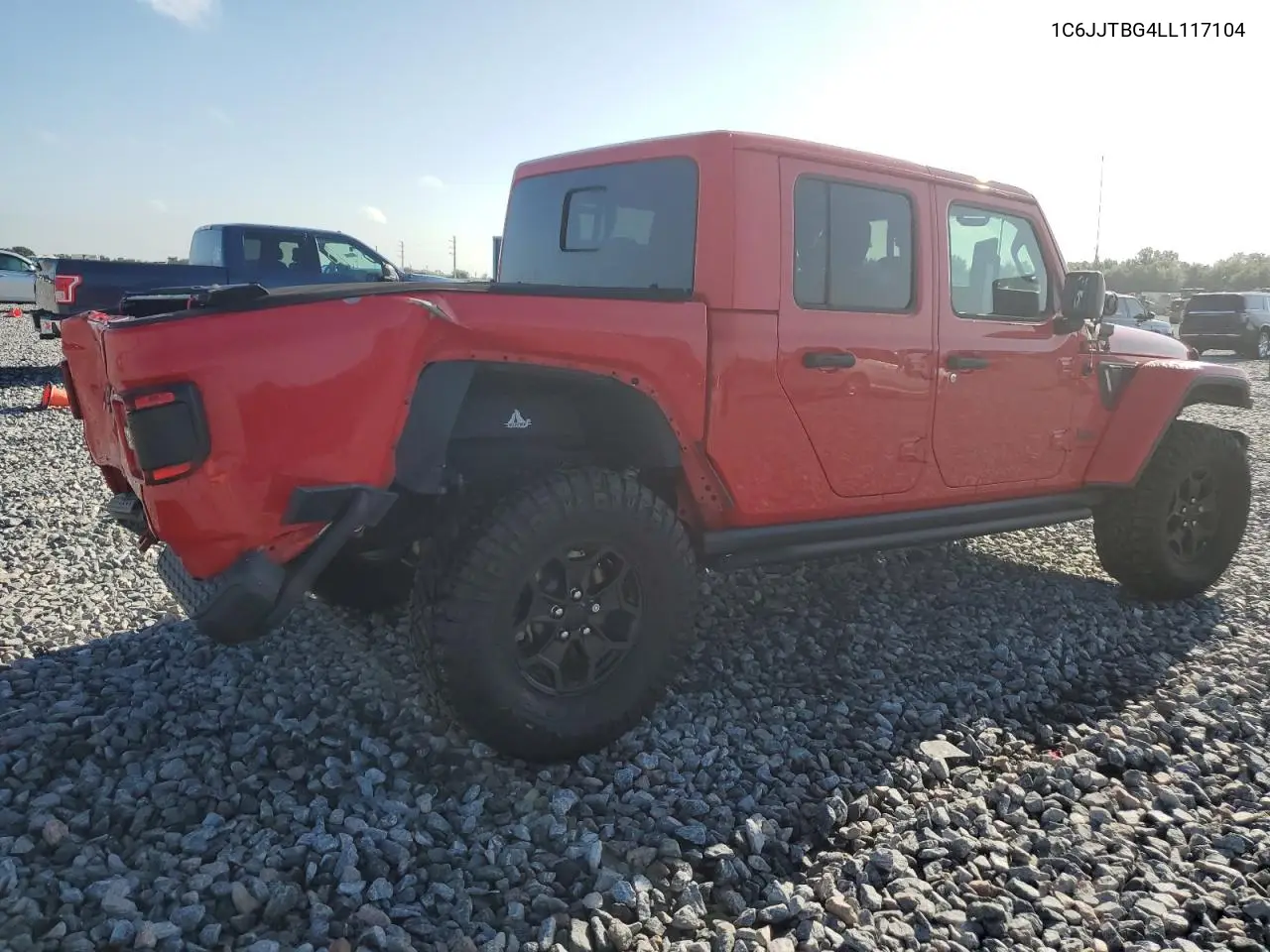 2020 Jeep Gladiator Rubicon VIN: 1C6JJTBG4LL117104 Lot: 62068545