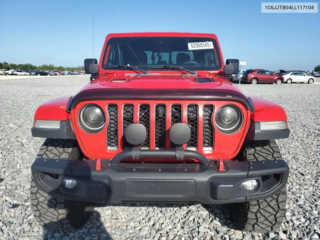 2020 Jeep Gladiator Rubicon VIN: 1C6JJTBG4LL117104 Lot: 62068545