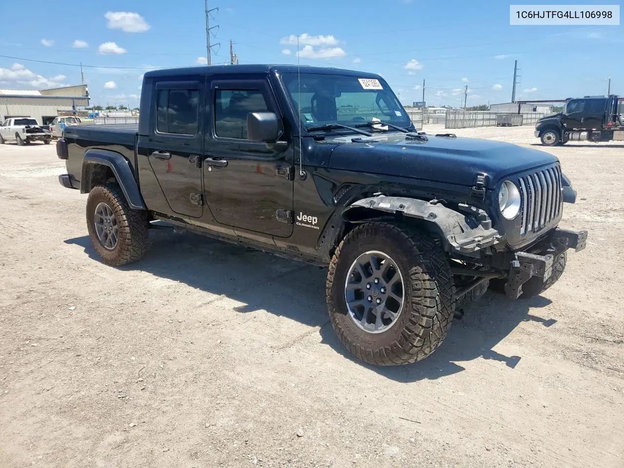 2020 Jeep Gladiator Overland VIN: 1C6HJTFG4LL106998 Lot: 62413585