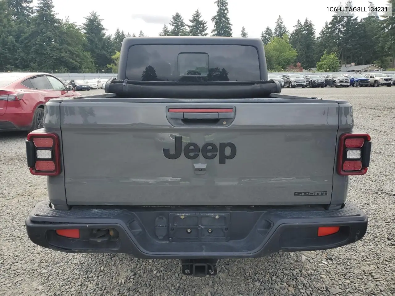 2020 Jeep Gladiator Sport VIN: 1C6HJTAG8LL134231 Lot: 62577925