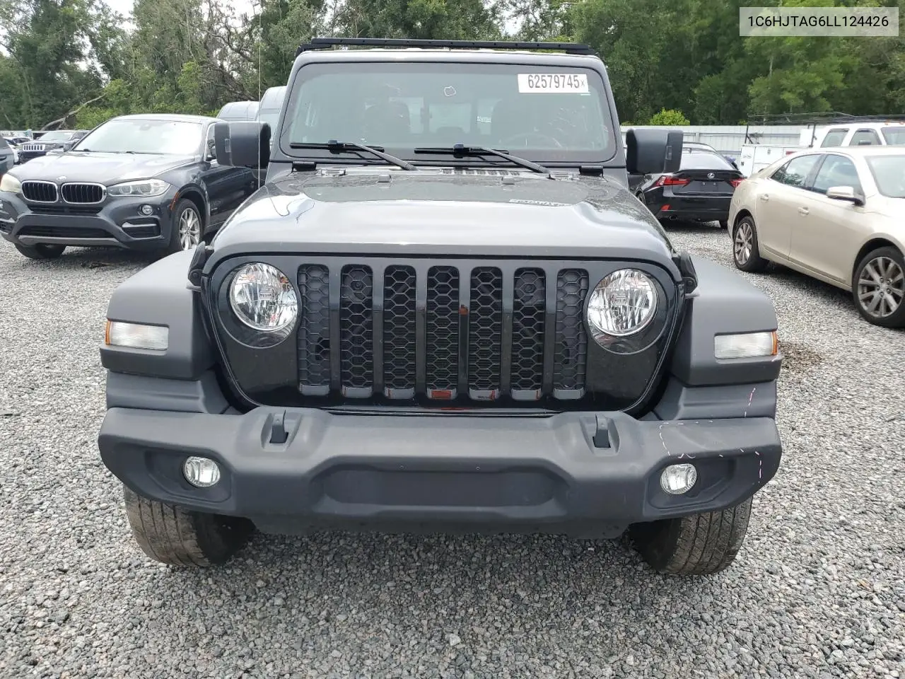 2020 Jeep Gladiator Sport VIN: 1C6HJTAG6LL124426 Lot: 62579745