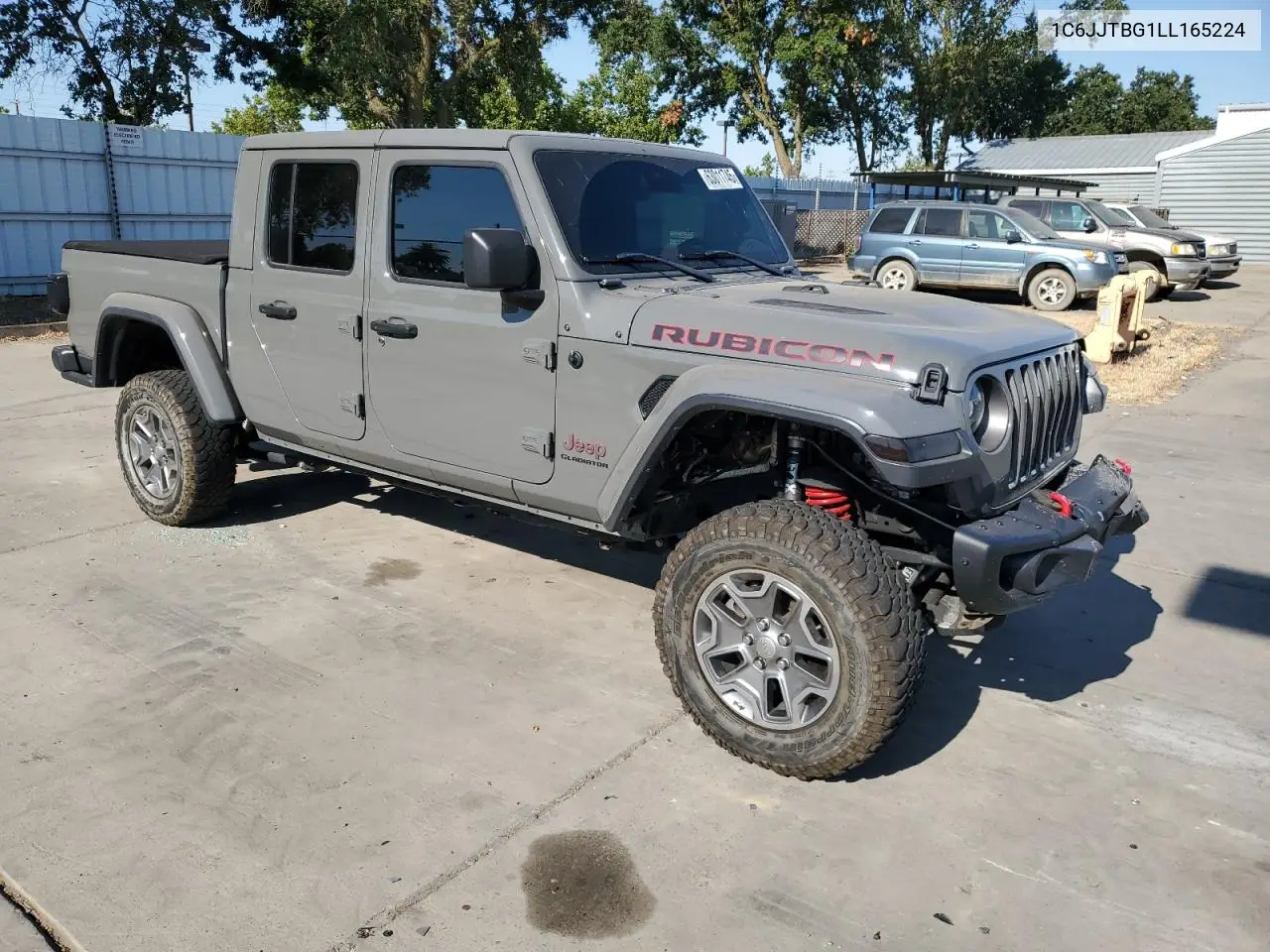 2020 Jeep Gladiator Rubicon VIN: 1C6JJTBG1LL165224 Lot: 63011745