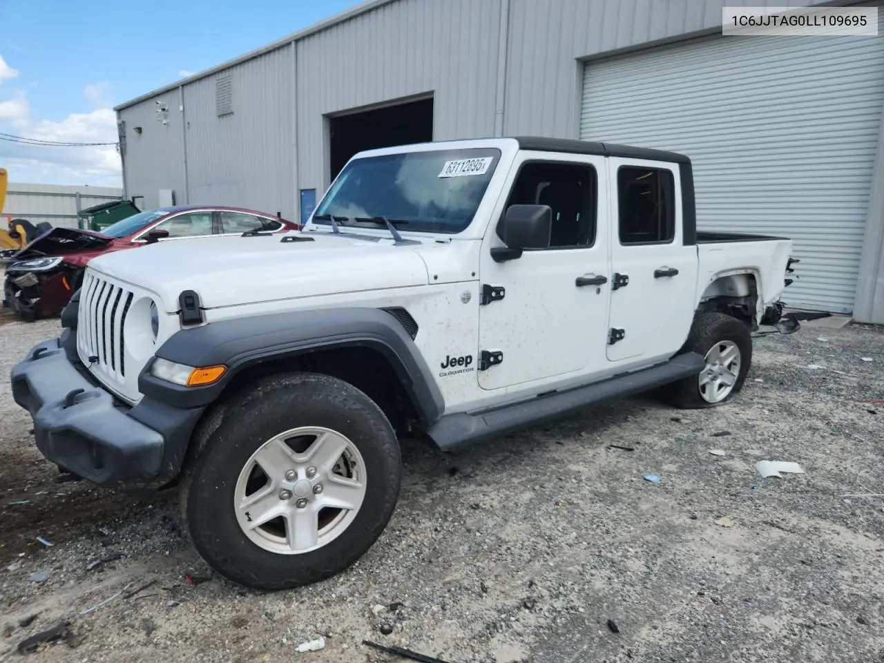 2020 Jeep Gladiator Sport VIN: 1C6JJTAG0LL109695 Lot: 63112895