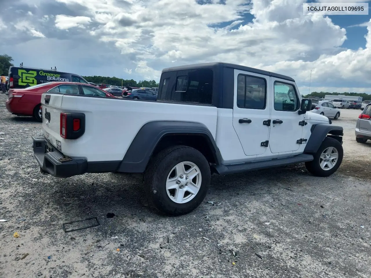 2020 Jeep Gladiator Sport VIN: 1C6JJTAG0LL109695 Lot: 63112895