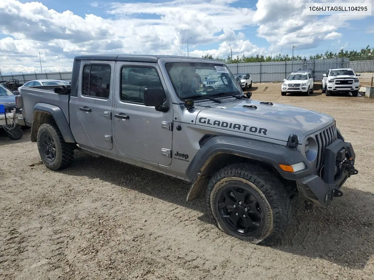 2020 Jeep Gladiator Sport VIN: 1C6HJTAG5LL104295 Lot: 63296995