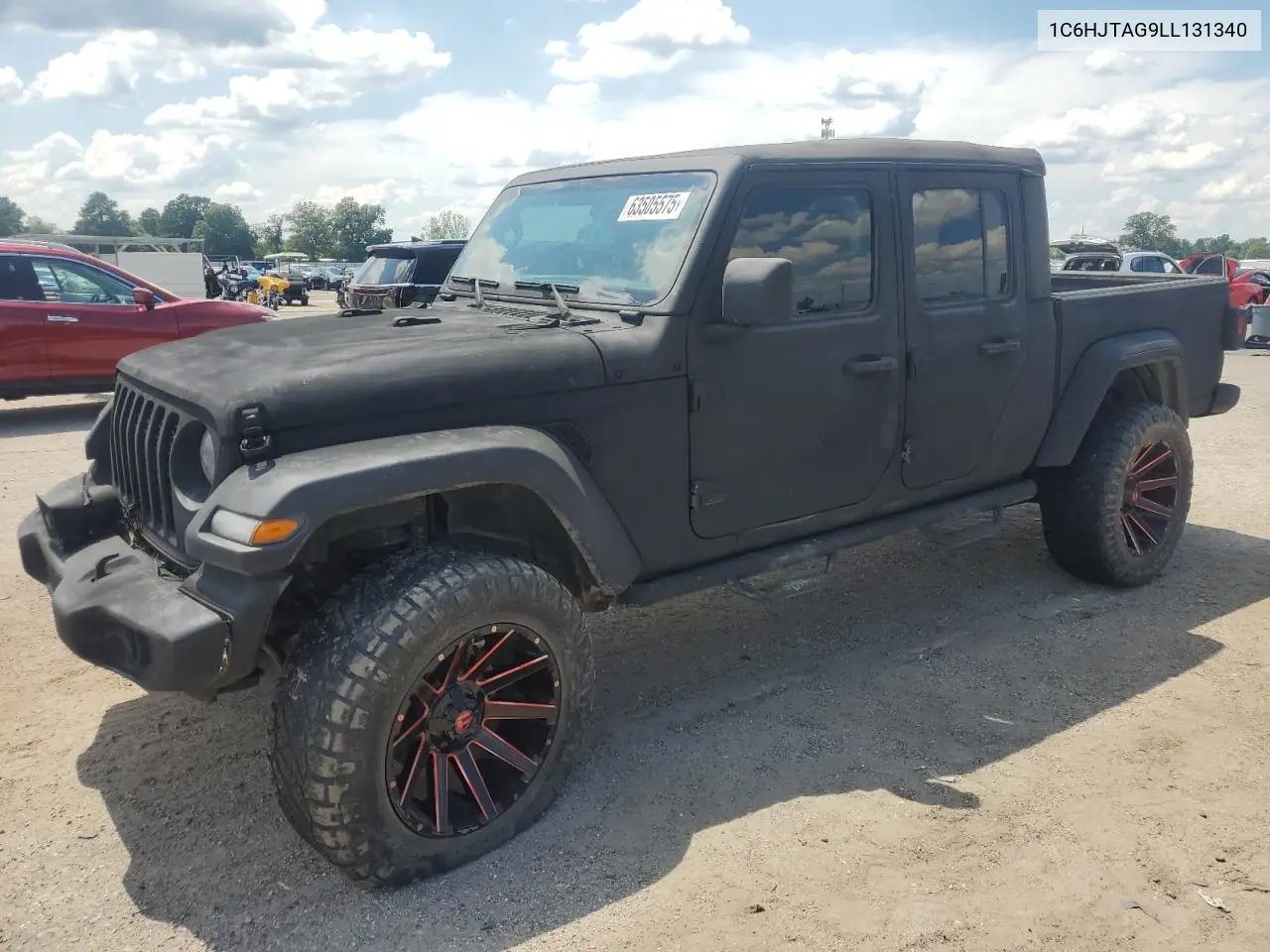 2020 Jeep Gladiator Sport VIN: 1C6HJTAG9LL131340 Lot: 63505575