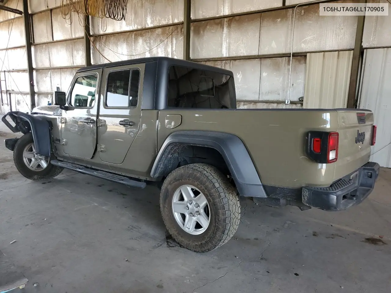 2020 Jeep Gladiator Sport VIN: 1C6HJTAG6LL170905 Lot: 63665735