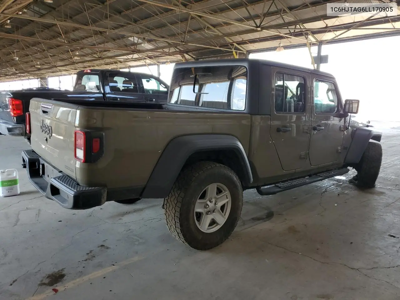 2020 Jeep Gladiator Sport VIN: 1C6HJTAG6LL170905 Lot: 63665735