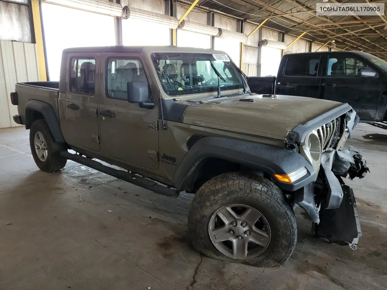 2020 Jeep Gladiator Sport VIN: 1C6HJTAG6LL170905 Lot: 63665735