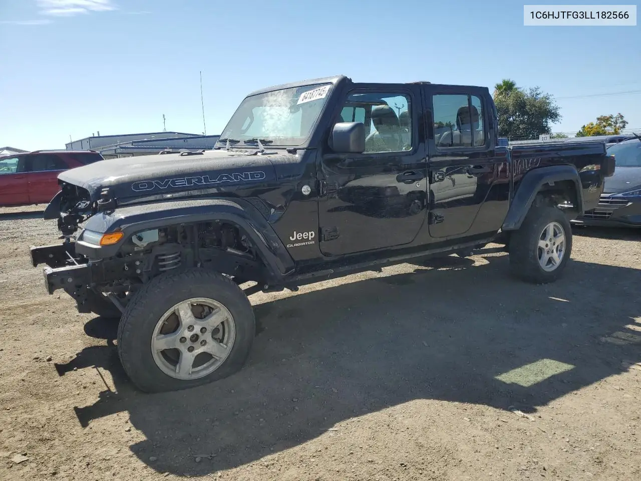 2020 Jeep Gladiator Overland VIN: 1C6HJTFG3LL182566 Lot: 64187745
