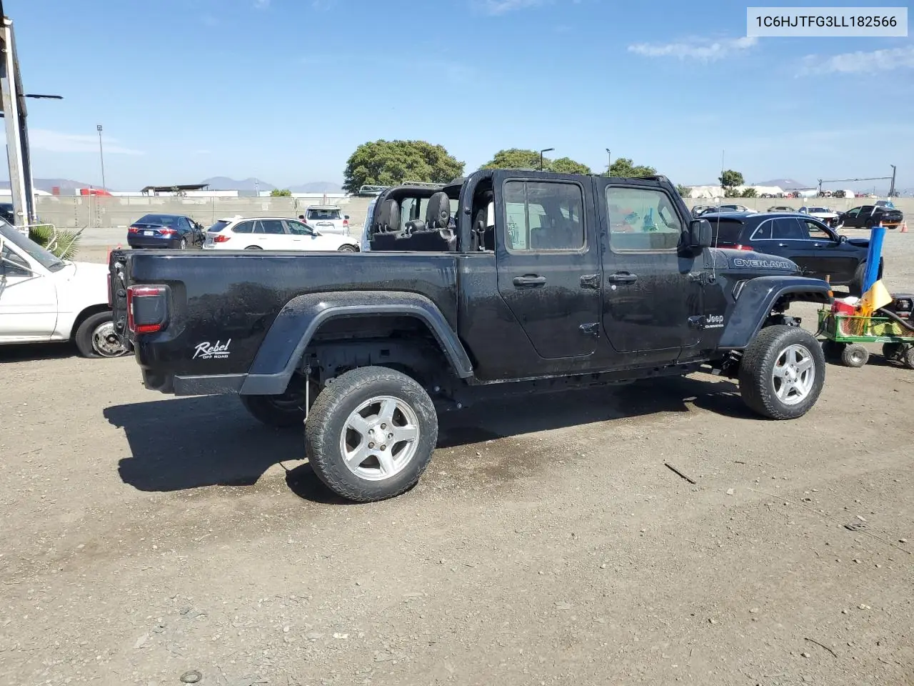 2020 Jeep Gladiator Overland VIN: 1C6HJTFG3LL182566 Lot: 64187745