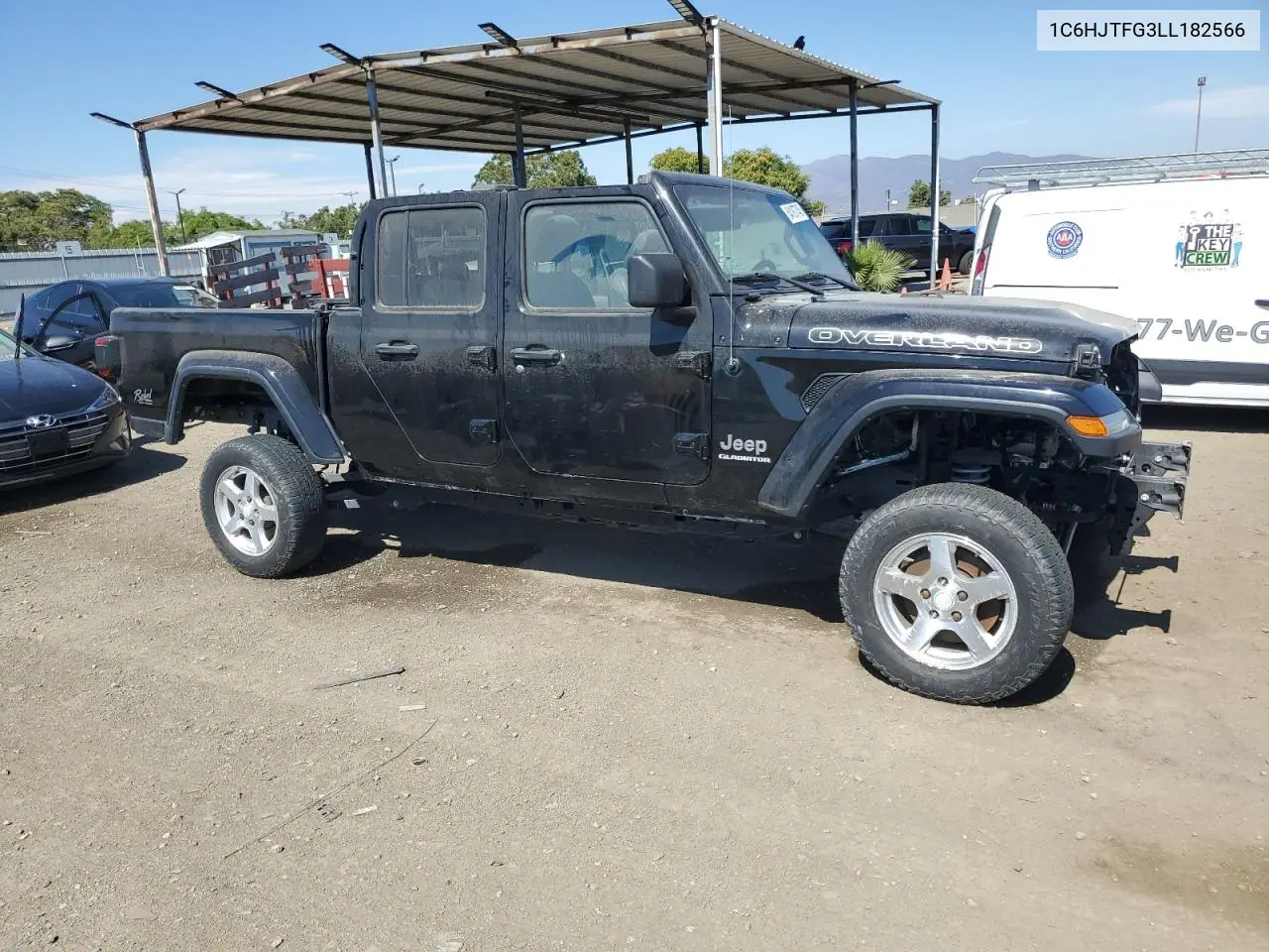 2020 Jeep Gladiator Overland VIN: 1C6HJTFG3LL182566 Lot: 64187745