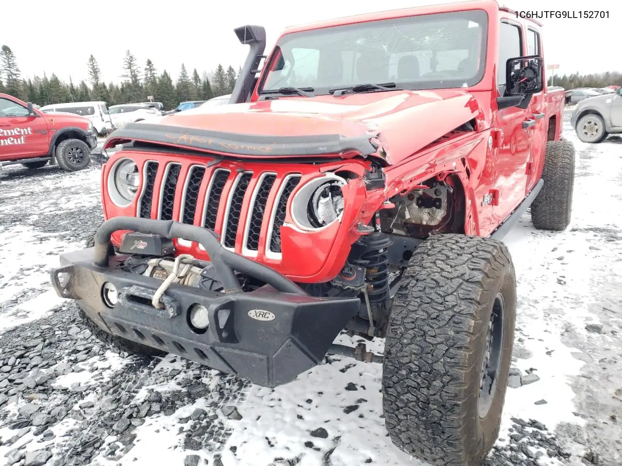 2020 Jeep Gladiator Overland VIN: 1C6HJTFG9LL152701 Lot: 80737794