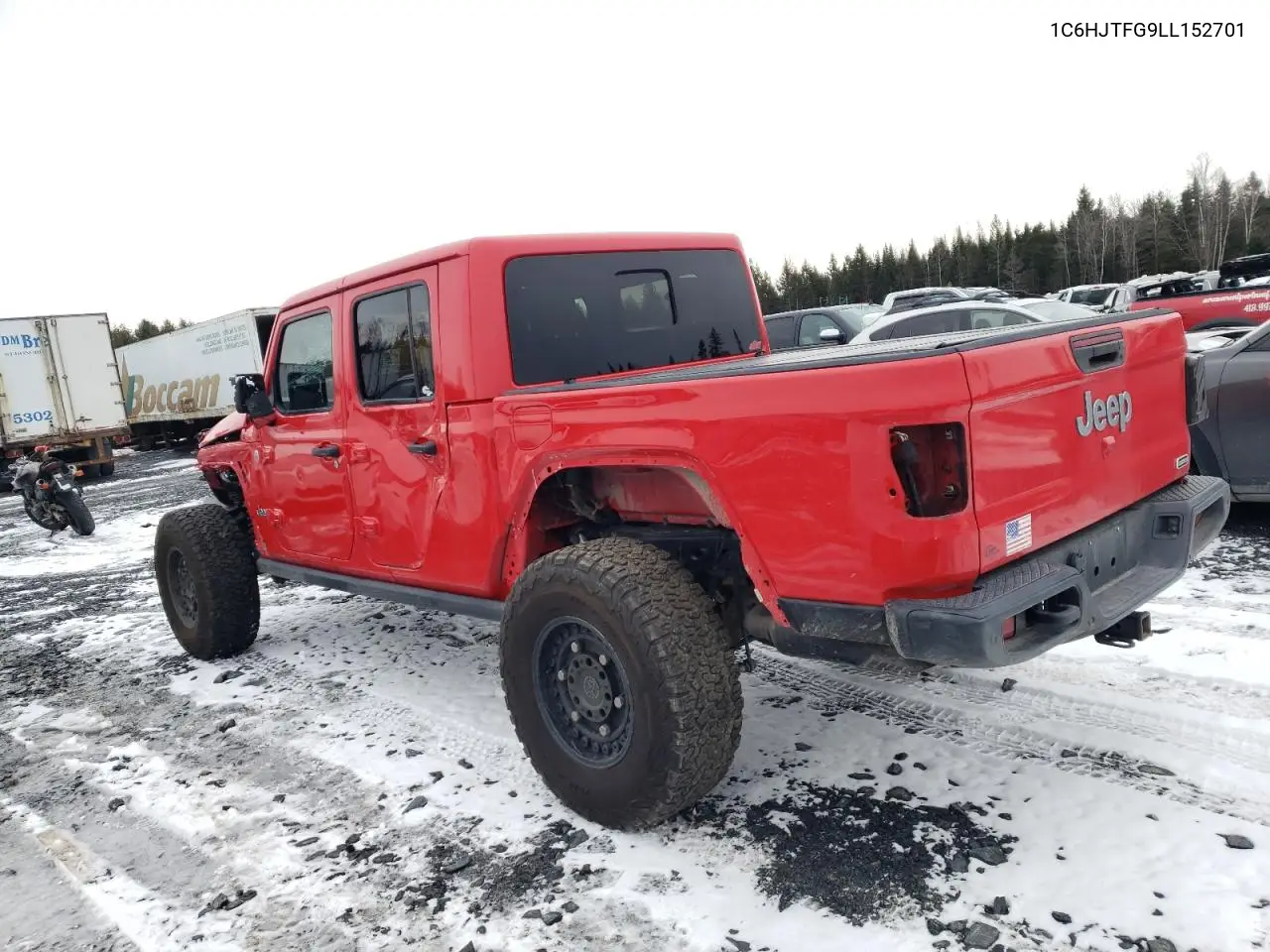 2020 Jeep Gladiator Overland VIN: 1C6HJTFG9LL152701 Lot: 80737794