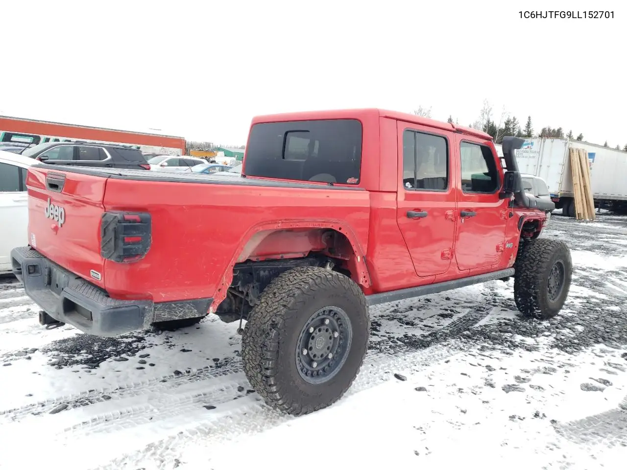 2020 Jeep Gladiator Overland VIN: 1C6HJTFG9LL152701 Lot: 80737794