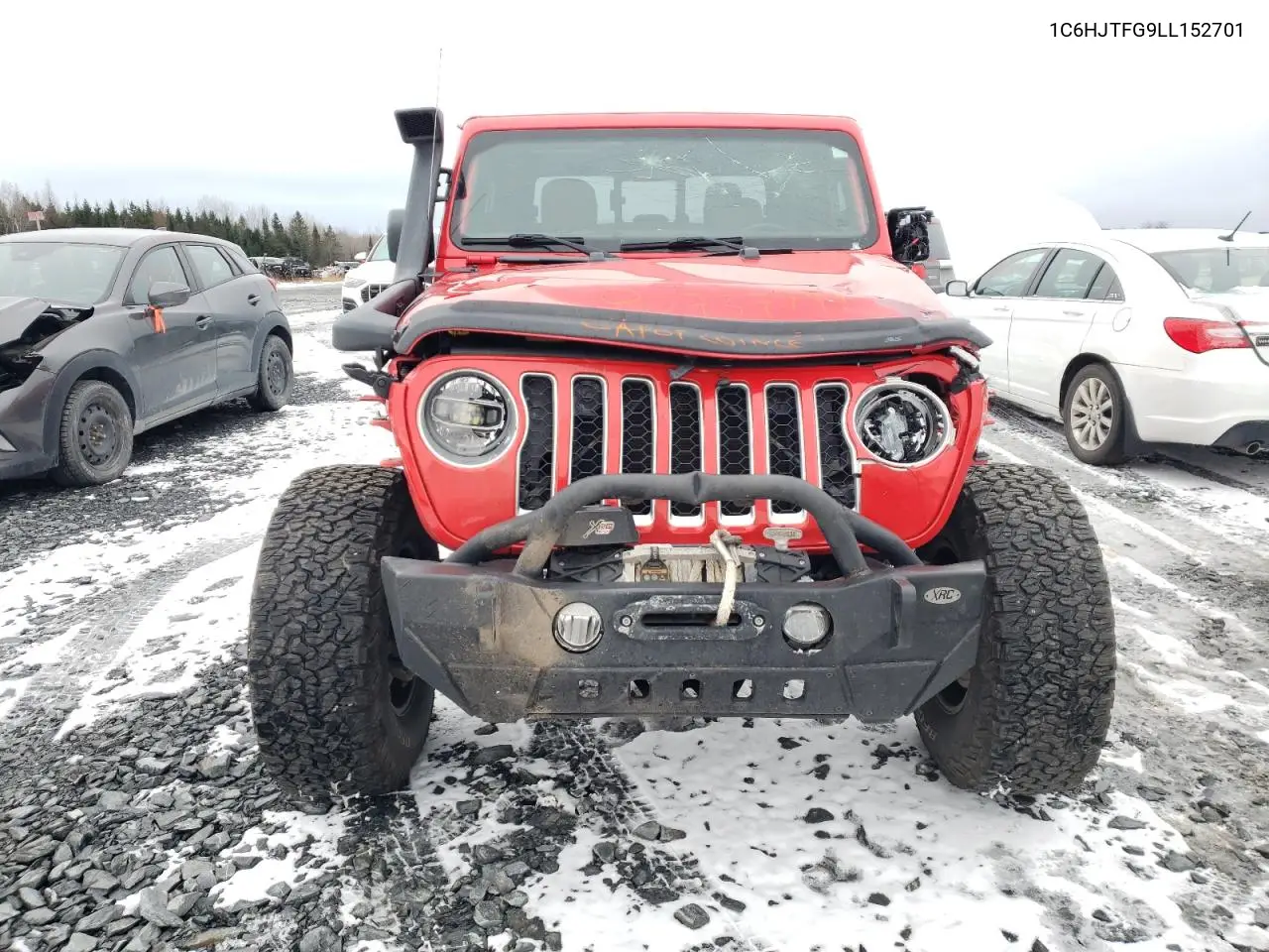 2020 Jeep Gladiator Overland VIN: 1C6HJTFG9LL152701 Lot: 80737794