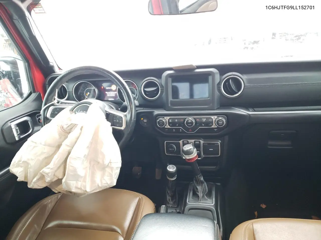 2020 Jeep Gladiator Overland VIN: 1C6HJTFG9LL152701 Lot: 80737794
