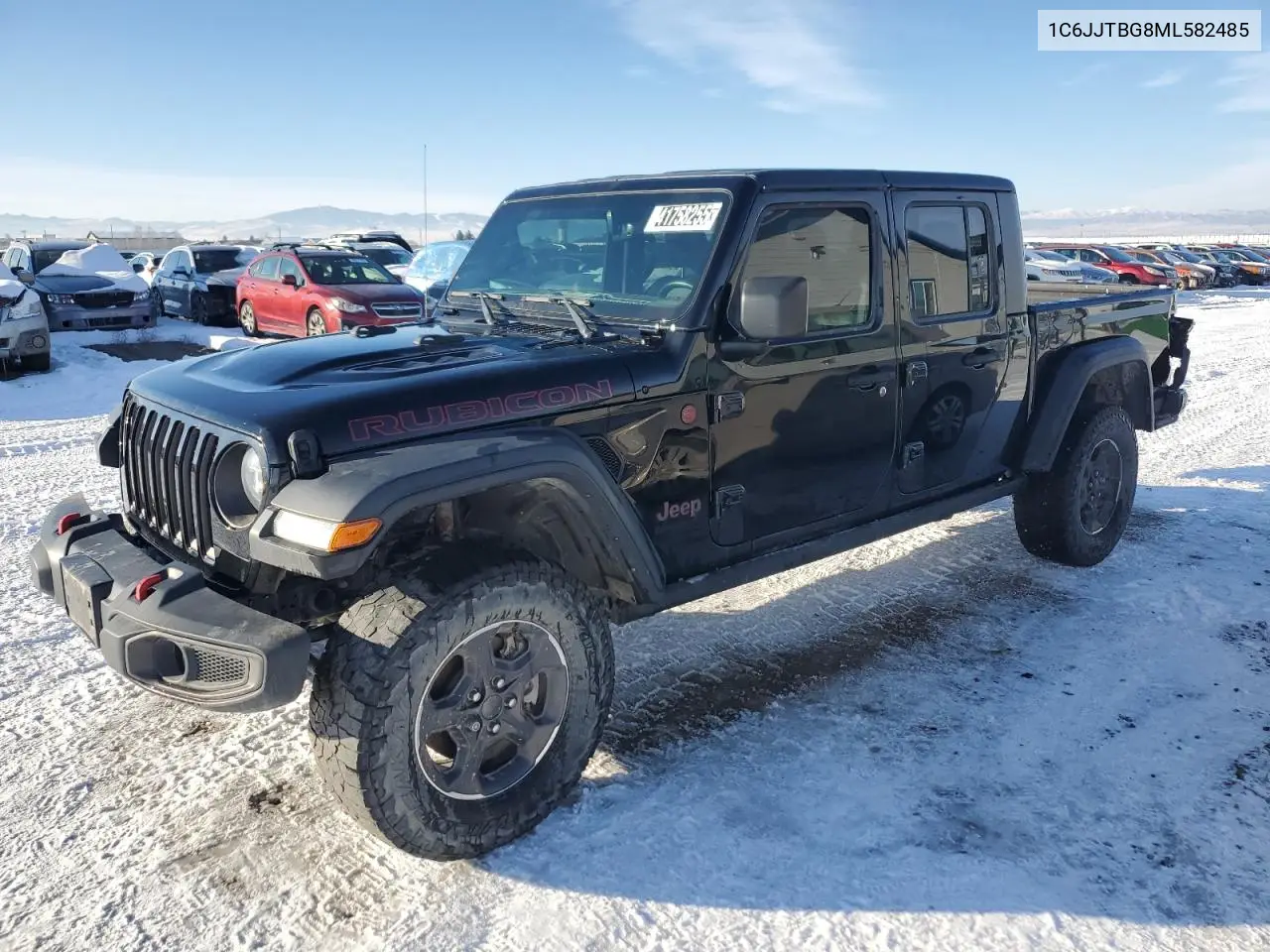 2021 Jeep Gladiator Rubicon VIN: 1C6JJTBG8ML582485 Lot: 41758255