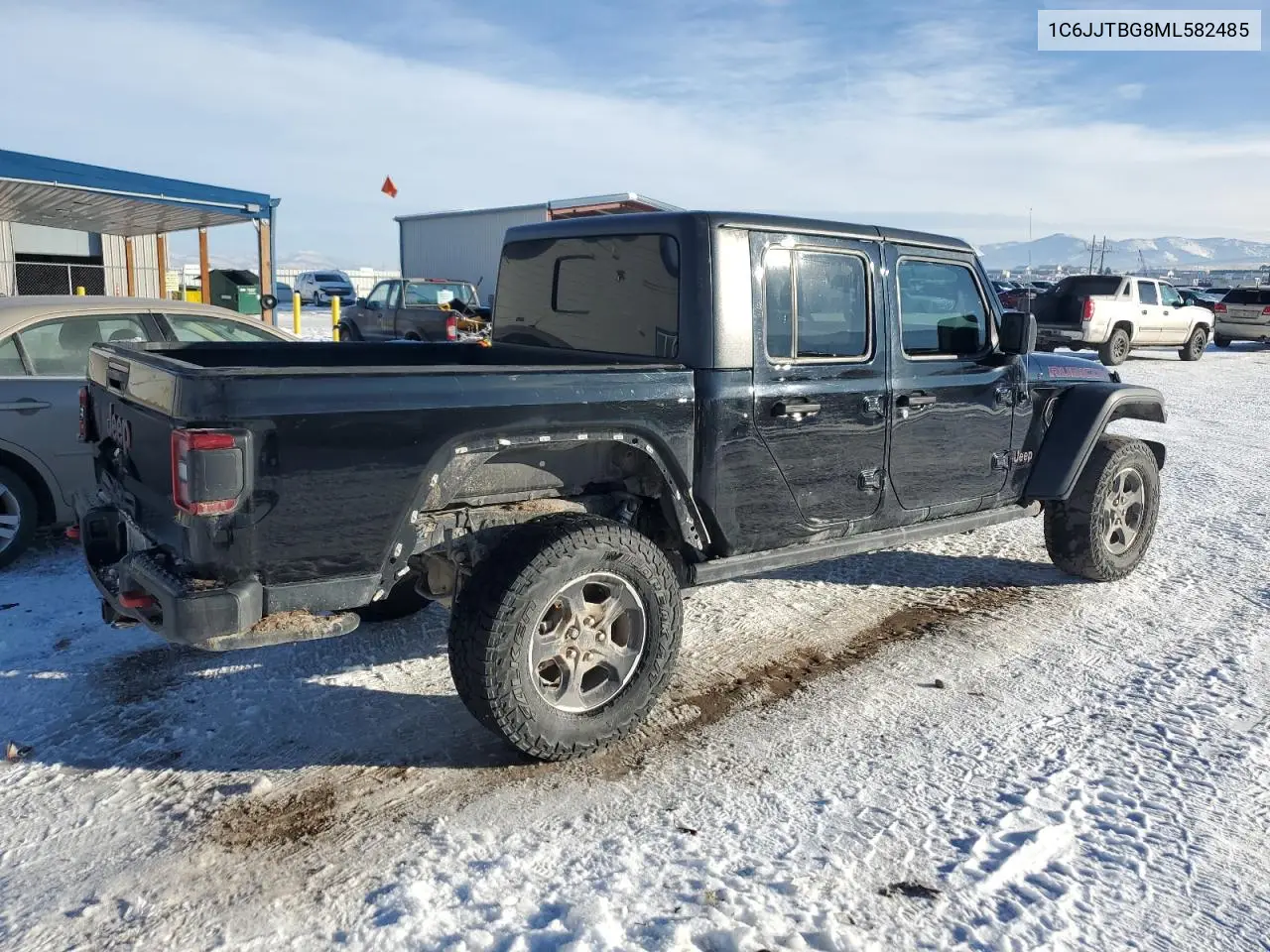 2021 Jeep Gladiator Rubicon VIN: 1C6JJTBG8ML582485 Lot: 41758255